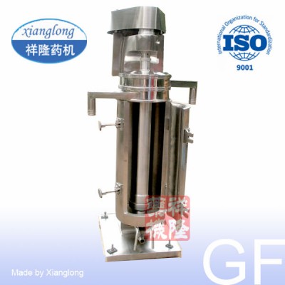 GF Model Tubular Oil-Water Centrifuge Separator for Cocoa Butter Clarification Made by Stainless Steel or Cast Iron